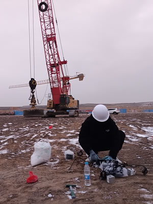 中煤集团新疆能源有限公司条湖地基强夯振动